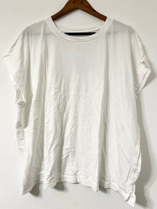 Tops - White Tee 3X Modal Blend Short Sleeve Top